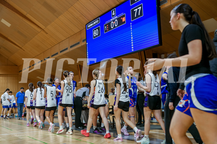05.04.2025 Österreichischer Basketballverband 2024/25, SLWU16 Vienna United vs. DBB  Basketgirls Wels