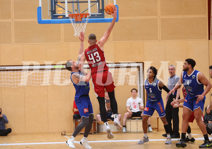 Basketball Zweite Liga 2024/25, Playoffs, Viertelfinale Spiel 1 Mistelbach Mustangs vs. Kufstein Towers


