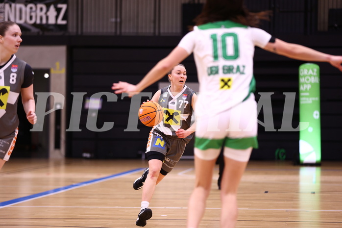 05.04.2025, Graz, Raiffeisen Sportpark, Basketball Damen Superliga 2024/25, Finale Spiel 1, UBI Graz vs. Klosterneuburg Duchess,  