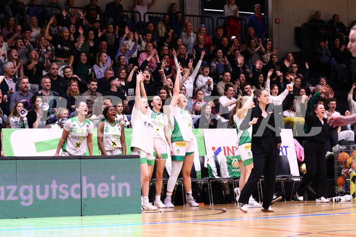 05.04.2025, Graz, Raiffeisen Sportpark, Basketball Damen Superliga 2024/25, Finale Spiel 1, UBI Graz vs. Klosterneuburg Duchess,  