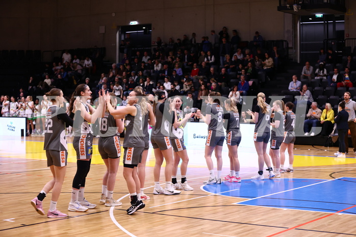 05.04.2025, Graz, Raiffeisen Sportpark, Basketball Damen Superliga 2024/25, Finale Spiel 1, UBI Graz vs. Klosterneuburg Duchess,  