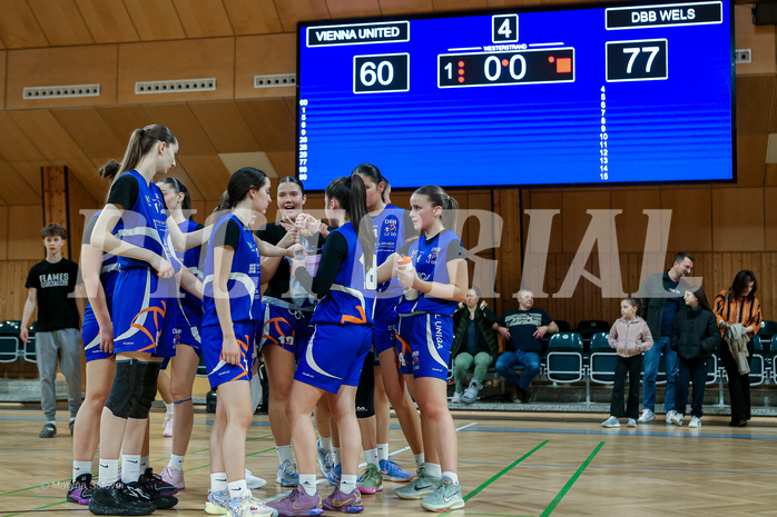 05.04.2025 Österreichischer Basketballverband 2024/25, SLWU16 Vienna United vs. DBB  Basketgirls Wels