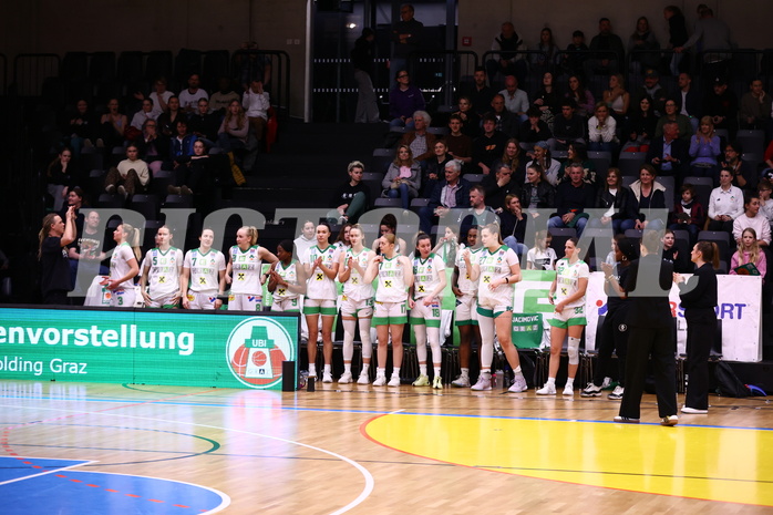 05.04.2025, Graz, Raiffeisen Sportpark, Basketball Damen Superliga 2024/25, Finale Spiel 1, UBI Graz vs. Klosterneuburg Duchess,  