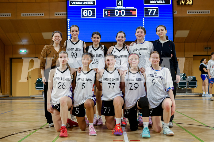 05.04.2025 Österreichischer Basketballverband 2024/25, SLWU16 Vienna United vs. DBB  Basketgirls Wels