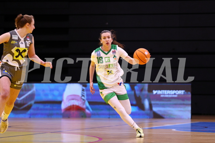 05.04.2025, Graz, Raiffeisen Sportpark, Basketball Damen Superliga 2024/25, Finale Spiel 1, UBI Graz vs. Klosterneuburg Duchess,  