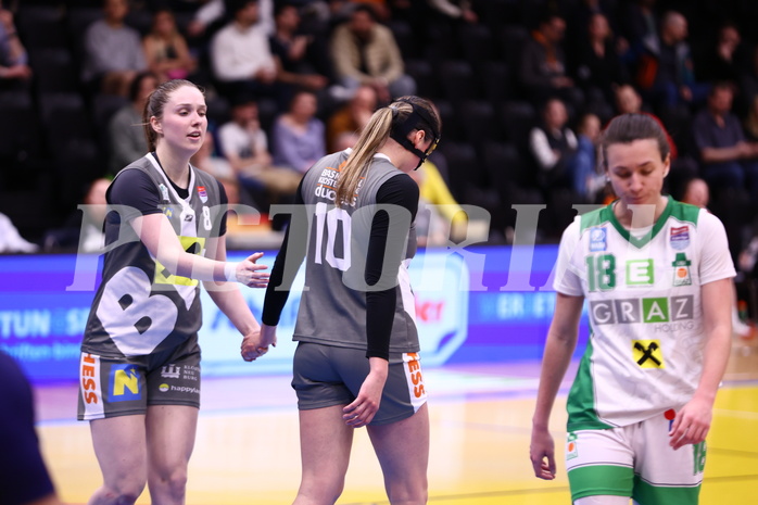 05.04.2025, Graz, Raiffeisen Sportpark, Basketball Damen Superliga 2024/25, Finale Spiel 1, UBI Graz vs. Klosterneuburg Duchess,  