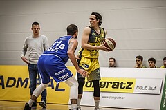 Basketball, ABL 2018/19, Grunddurchgang 36.Runde, UBSC Graz, Oberwart Gunners, Fabian Richter (15)