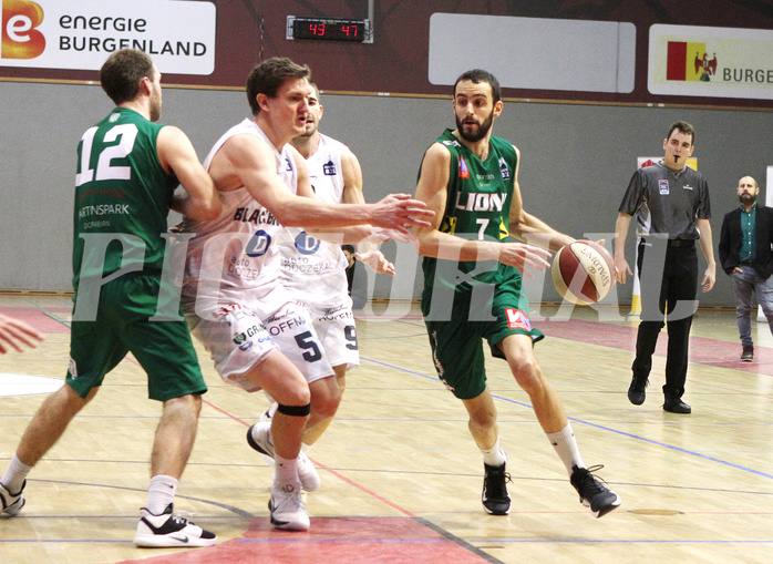 Basketball 2.Bundesliga 2019/20 Grunddurchgang 19.Runde  Güssing/Jennersdorff Blackbirds vs Dornbirn Lions