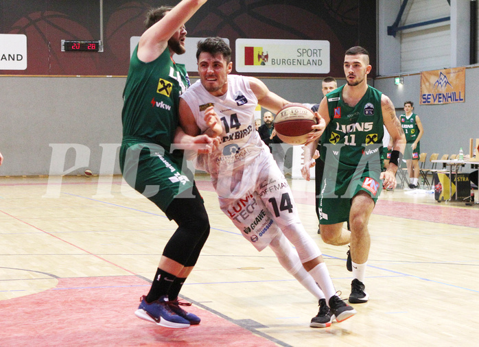 Basketball 2.Bundesliga 2019/20 Grunddurchgang 19.Runde  Güssing/Jennersdorff Blackbirds vs Dornbirn Lions