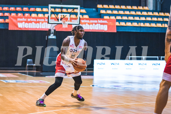 Basketball, Win2Day Superliga 2022/23, 2. Platzierungsrunde, BC Vienna, Klosterneuburg Dukes, Jahenns Manigat (21)