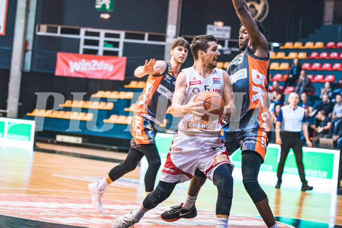 Basketball, Win2Day Superliga 2022/23, 2. Platzierungsrunde, BC Vienna, Klosterneuburg Dukes, Bogic Vujosevic (5)