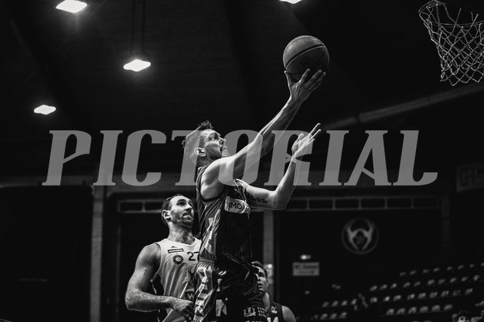 Basketball, Win2Day Superliga 2022/23, 2. Platzierungsrunde, BC Vienna, Klosterneuburg Dukes, Benjamin Blazevic (11)