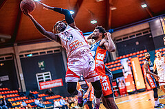 Basketball, Win2Day Superliga 2022/23, 2. Platzierungsrunde, BC Vienna, Klosterneuburg Dukes, Jahenns Manigat (21)