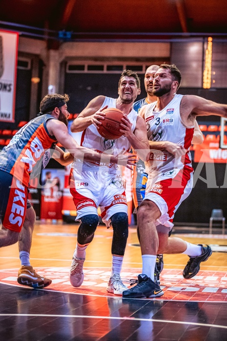 Basketball, Win2Day Superliga 2022/23, 2. Platzierungsrunde, BC Vienna, Klosterneuburg Dukes, Bogic Vujosevic (5)