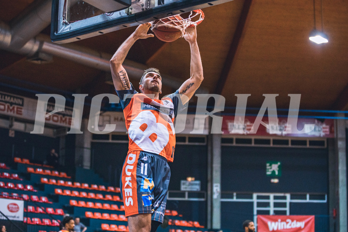 Basketball, Win2Day Superliga 2022/23, 2. Platzierungsrunde, BC Vienna, Klosterneuburg Dukes, Benjamin Blazevic (11)