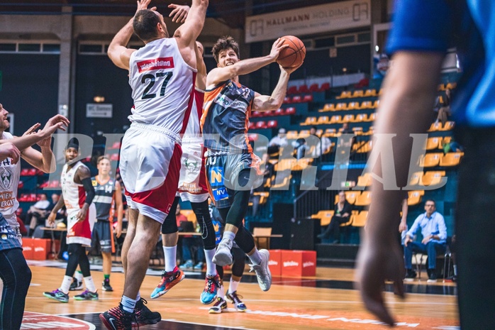Basketball, Win2Day Superliga 2022/23, 2. Platzierungsrunde, BC Vienna, Klosterneuburg Dukes, Lennard Burgemeister (10)