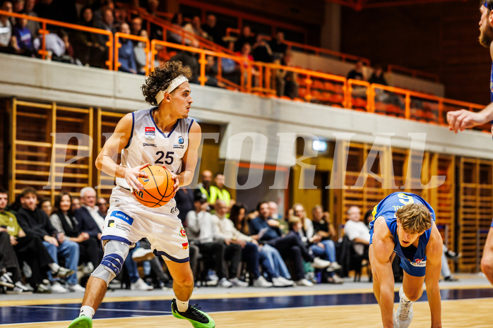Basketball, win2day Basketball Superliga 2024/25, Grunddurchgang Runde 5, BBC Nord Dragonz, SKN St. Pölten, Lukas Hahn (25)