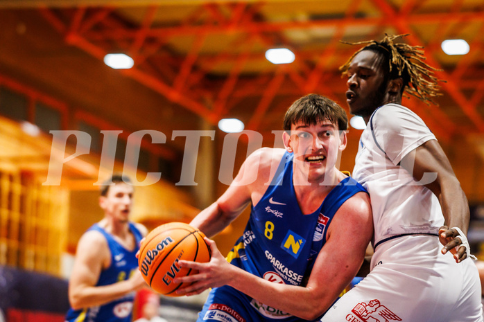 Basketball, win2day Basketball Superliga 2024/25, Grunddurchgang Runde 5, BBC Nord Dragonz, SKN St. Pölten, Magnus Hoj Madsen (8)
