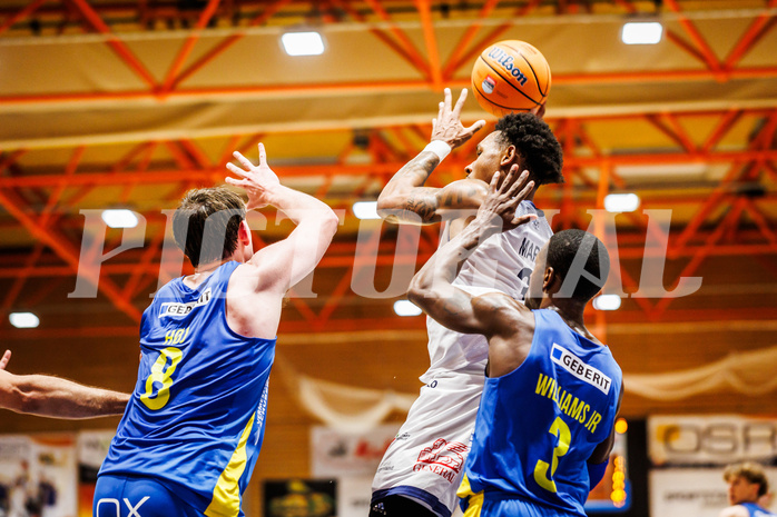 Basketball, win2day Basketball Superliga 2024/25, Grunddurchgang Runde 5, BBC Nord Dragonz, SKN St. Pölten, Rayshawn Mart (3)