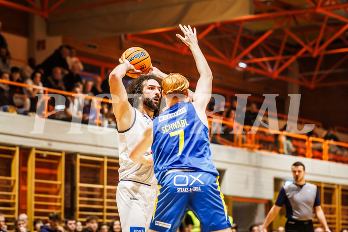 Basketball, win2day Basketball Superliga 2024/25, Grunddurchgang Runde 5, BBC Nord Dragonz, SKN St. Pölten, Sead Hadzifejzovic (32)