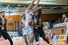 Basketball, ABL 2017/18, Grunddurchgang 21.Runde, Oberwart Gunners, WBC Wels, Carlos Novas Mateo (14)