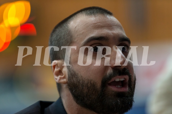 Basketball, ABL 2017/18, Grunddurchgang 21.Runde, Oberwart Gunners, WBC Wels, Lluis Pino Vera (Coach)