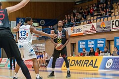 Basketball, ABL 2017/18, Grunddurchgang 21.Runde, Oberwart Gunners, WBC Wels, Carlos Novas Mateo (14)