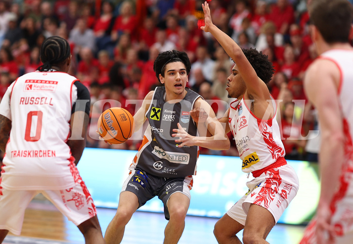 Basketball Superliga 2024/25, Playoffs, Viertelfinale Spiel 4 Traiskirchen Lions vs. Klosterneuburg Dukes


