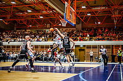 Basketball, Win2Day Superliga 2024/25, Playoffs Viertelfinale Spiel 4, BBC Nord Dragonz, Flyers Wels, Austen Awosika (10)