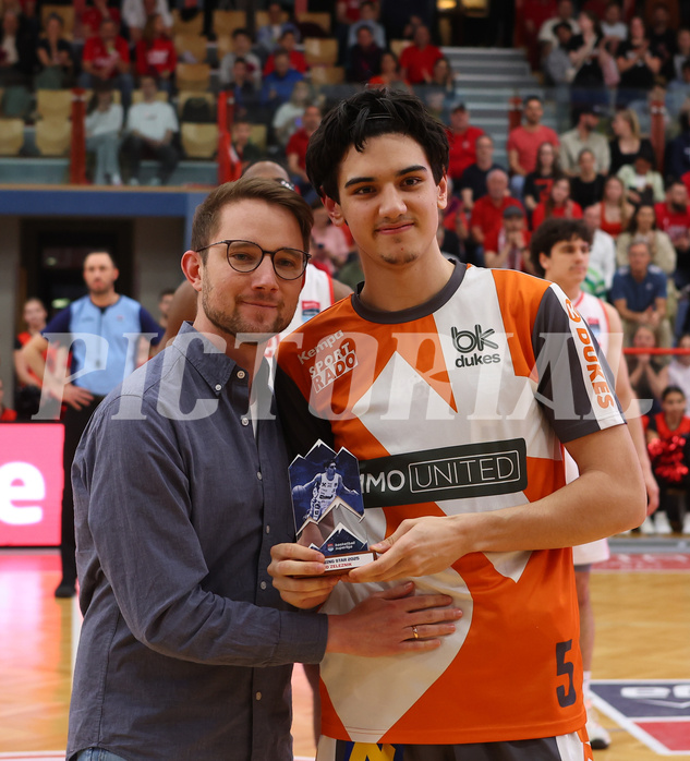 Basketball Superliga 2024/25, Playoffs, Viertelfinale Spiel 4 Traiskirchen Lions vs. Klosterneuburg Dukes


