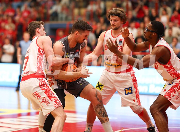 Basketball Superliga 2024/25, Playoffs, Viertelfinale Spiel 4 Traiskirchen Lions vs. Klosterneuburg Dukes



