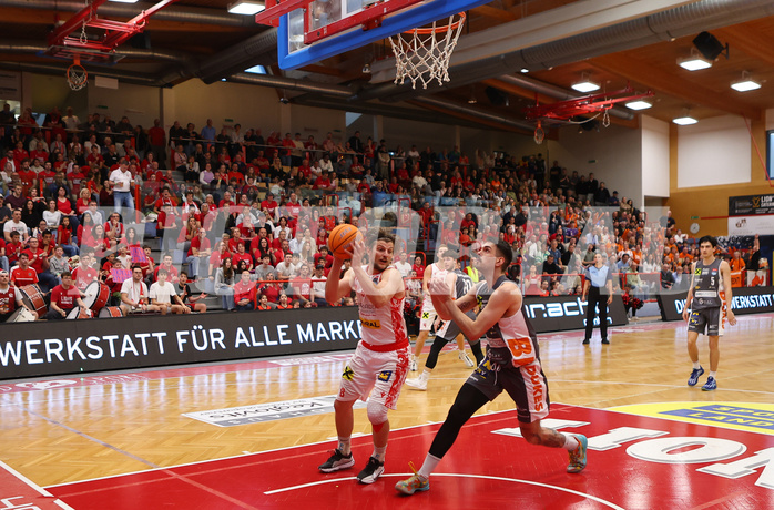 Basketball Superliga 2024/25, Playoffs, Viertelfinale Spiel 4 Traiskirchen Lions vs. Klosterneuburg Dukes


