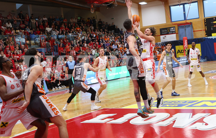 Basketball Superliga 2024/25, Playoffs, Viertelfinale Spiel 4 Traiskirchen Lions vs. Klosterneuburg Dukes



