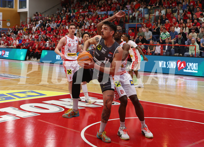 Basketball Superliga 2024/25, Playoffs, Viertelfinale Spiel 4 Traiskirchen Lions vs. Klosterneuburg Dukes



