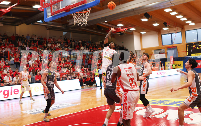 Basketball Superliga 2024/25, Playoffs, Viertelfinale Spiel 4 Traiskirchen Lions vs. Klosterneuburg Dukes


