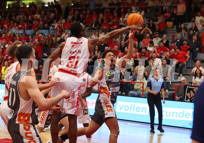 Basketball Superliga 2024/25, Playoffs, Viertelfinale Spiel 4 Traiskirchen Lions vs. Klosterneuburg Dukes


