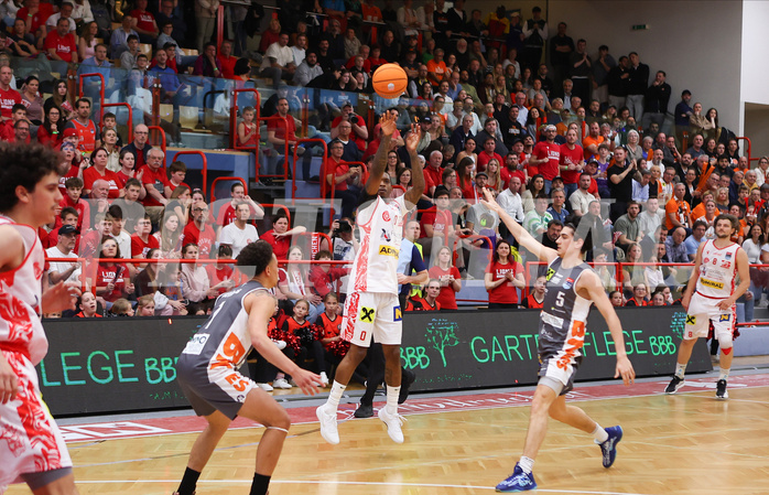Basketball Superliga 2024/25, Playoffs, Viertelfinale Spiel 4 Traiskirchen Lions vs. Klosterneuburg Dukes


