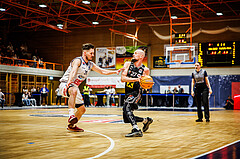 Basketball, Win2Day Superliga 2024/25, Playoffs Viertelfinale Spiel 4, BBC Nord Dragonz, Flyers Wels, Emilio Banic (31), Christian Von Fintel (27)