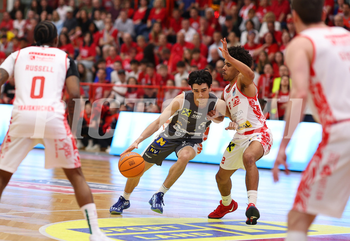 Basketball Superliga 2024/25, Playoffs, Viertelfinale Spiel 4 Traiskirchen Lions vs. Klosterneuburg Dukes


