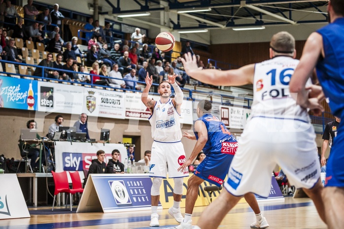 Basketball, ABL 2018/19, Grunddurchgang 7.Runde, Oberwart Gunners, Kapfenberg Bulls, Hayden Thomas Lescault (11)