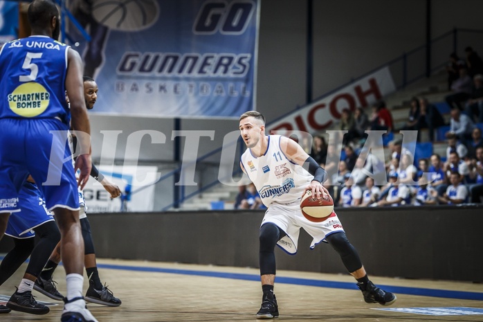 Basketball, ABL 2018/19, Playoff HF Spiel 1, Oberwart Gunners, Gmunden Swans, Hayden Thomas Lescault (11)