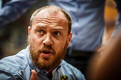 Basketball, ABL 2018/19, Playoff HF Spiel 1, Oberwart Gunners, Gmunden Swans, Bernd Wimmer (Head Coach)