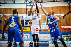 Basketball, ABL 2018/19, Playoff HF Spiel 1, Oberwart Gunners, Gmunden Swans, Hayden Thomas Lescault (11)