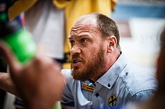 Basketball, ABL 2018/19, Playoff HF Spiel 1, Oberwart Gunners, Gmunden Swans, Bernd Wimmer (Head Coach)