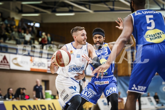 Basketball, ABL 2018/19, Playoff HF Spiel 1, Oberwart Gunners, Gmunden Swans, Hayden Thomas Lescault (11)