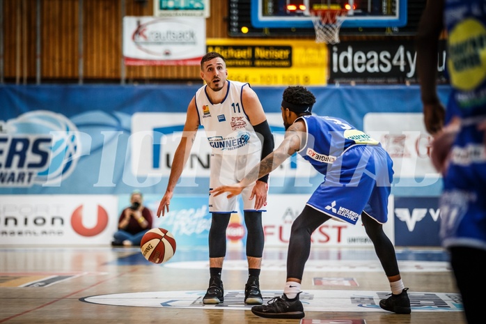 Basketball, ABL 2018/19, Playoff HF Spiel 1, Oberwart Gunners, Gmunden Swans, Hayden Thomas Lescault (11)