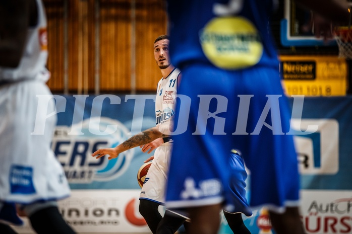 Basketball, ABL 2018/19, Playoff HF Spiel 1, Oberwart Gunners, Gmunden Swans, Hayden Thomas Lescault (11)