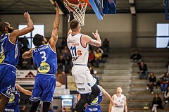 Basketball, ABL 2018/19, Playoff HF Spiel 1, Oberwart Gunners, Gmunden Swans, Hayden Thomas Lescault (11)