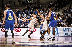 Basketball, ABL 2018/19, Playoff HF Spiel 1, Oberwart Gunners, Gmunden Swans, Hayden Thomas Lescault (11)