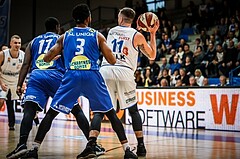 Basketball, ABL 2018/19, Playoff HF Spiel 1, Oberwart Gunners, Gmunden Swans, Hayden Thomas Lescault (11)